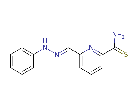 2-Pyridinecarbothioamide,6-[(2-phenylhydrazinylidene)methyl]- cas  78797-12-3