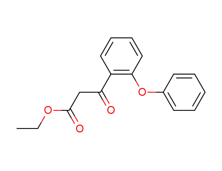 Molecular Structure of 119031-24-2 (3-OXO-3-(2-PHENOXYPHENYL)PROPIONIC ACID ETHYL ESTER)