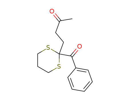 2-benzoyl-2-(4-(butan-2-onyl))-1,3-dithiane