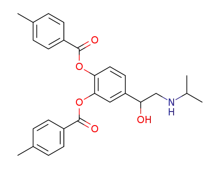 Molecular Structure of 47733-27-7 (di-4-toluoylisoproterenol)