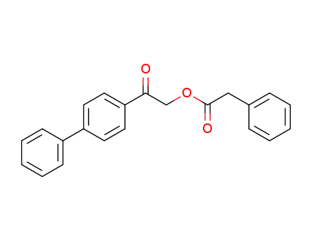 Molecular Structure of 4347-73-3 (2-(biphenyl-4-yl)-2-oxoethyl phenylacetate)