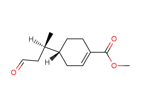 methyl (1'R,4R)-4-(2'-formyl-1'-methylethyl)cyclohex-1-ene-1-carboxylate