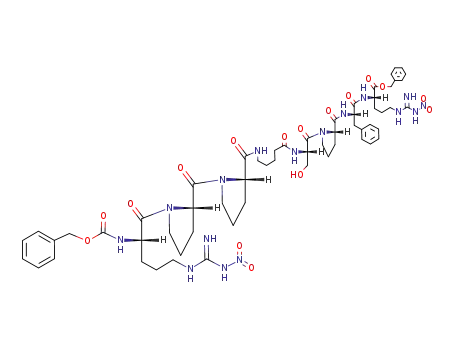 Z-Arg(NO<sub>2</sub>)-Pro-Pro-5-Ava-Ser-Pro-Phe-Arg(NO<sub>2</sub>)-OBzl