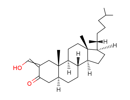 Cholestan-3-one,2-(hydroxymethylene)-, (5a)- cas  17130-63-1