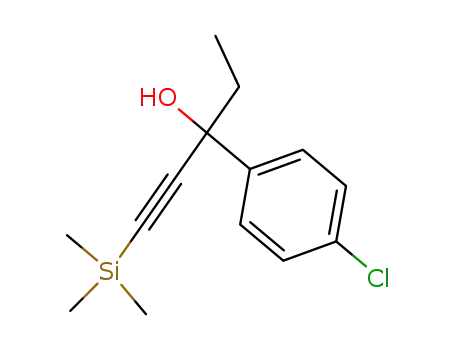 Benzenemethanol, 4-chloro-a-ethyl-a-[(trimethylsilyl)ethynyl]-