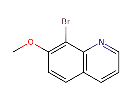 Molecular Structure of 36023-06-0 (8-Bromo-7-methoxyquinoline)