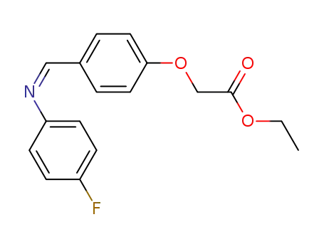 ethyl 4-(4'-fluorophenyliminomethyl)phenoxyacetate