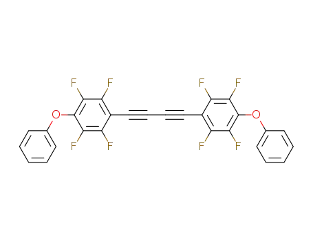 Molecular Structure of 129743-41-5 (1,4-bis(p-phenoxy-tetrafluorophenyl)butadiyne)