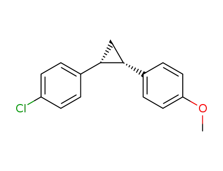 1-chloro-4-((1R*,2S*)-2-(4-methoxyphenyl)cyclopropyl)benzene