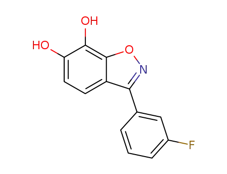 1,2-Benzisoxazole-6,7-diol, 3-(3-fluorophenyl)-