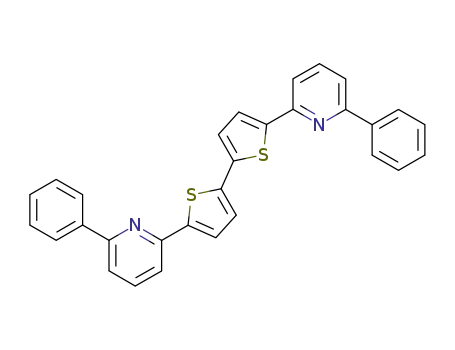 Molecular Structure of 144221-04-5 (5,5'-bis(6-phenyl-2-pyridyl)-2,2'-bithiophene)
