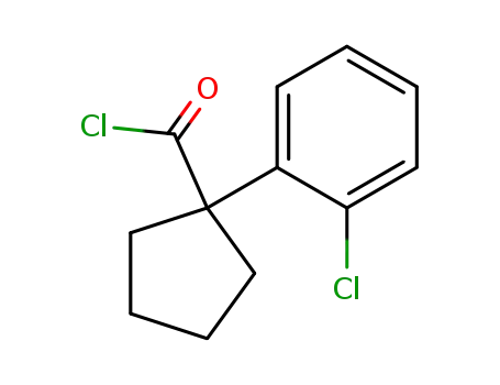 Cyclopentanecarbonyl chloride, 1-(2-chlorophenyl)-
