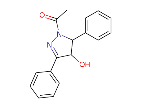 1-Acetyl-4-hydroxy-3,5-diphenyl-2-pyrazoline