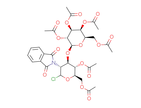 4,6-di-O-acetyl-3-O-(tetra-O-acetyl-β-D-galactopyranosyl)-2-deoxy-2-phthalimido-α,β-D-glucopyranosyl chloride