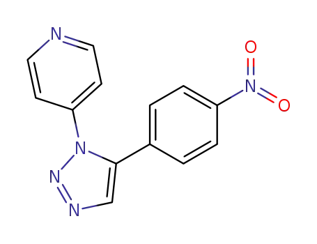 Pyridine, 4-[5-(4-nitrophenyl)-1H-1,2,3-triazol-1-yl]-