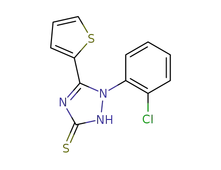 1-(2-Chloro-phenyl)-5-thiophen-2-yl-1,2-dihydro-[1,2,4]triazole-3-thione