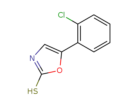 Molecular Structure of 90985-88-9 (2(3H)-Oxazolethione, 5-(2-chlorophenyl)-)