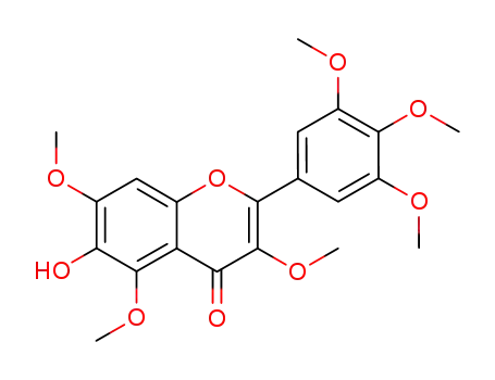 6-hydroxy-3,5,7-trimethoxy-2-(3,4,5-trimethoxy-phenyl)-chromen-4-one