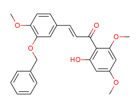 3-[3-(benzyloxy)-4-methoxyphenyl]-1-(2-hydroxy-4,6-dimethoxyphenyl)-2-propen-1-one