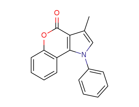 [1]Benzopyrano[4,3-b]pyrrol-4(1H)-one, 3-methyl-1-phenyl-