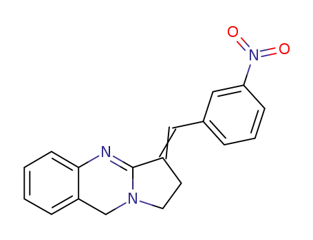 3-[1-(3-Nitro-phenyl)-meth-(E)-ylidene]-1,2,3,9-tetrahydro-pyrrolo[2,1-b]quinazoline