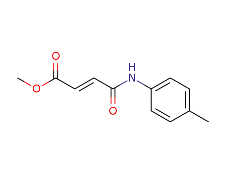 Molecular Structure of 86396-50-1 (2-Butenoic acid, 4-[(4-methylphenyl)amino]-4-oxo-, methyl ester, (E)-)