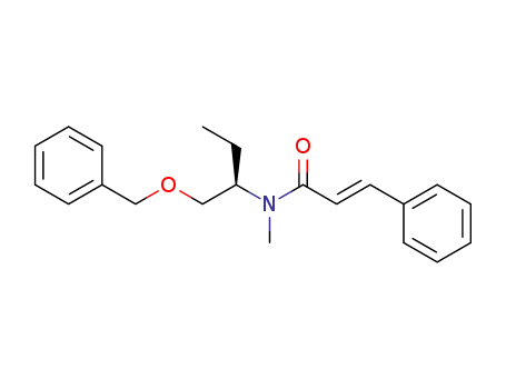 R-(+)-N-<(1-benzyloxymethyl)propyl>-N-methylcinnamamide