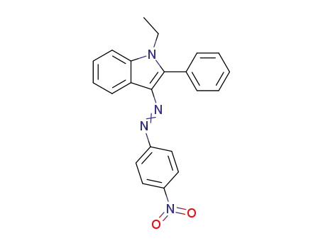 1-ethyl-2-phenyl-3-(p-nitrophenylazo)indole