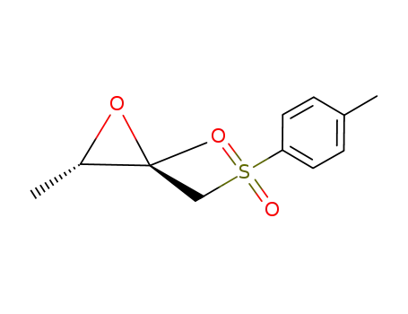 Molecular Structure of 86925-73-7 (trans-2,3-dimethyl-2-(p-tolylsulphonylmethyl)oxiran)