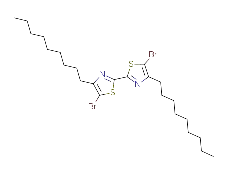 Molecular Structure of 172100-44-6 (5,5'-Dibromo-4,4'-dinonyl-2,2'-bithiazole)