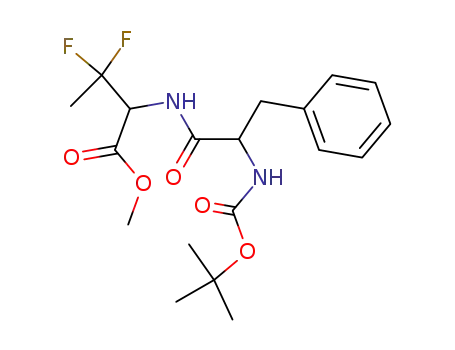 N-t-butyloxycarbonyl-L-phenylalanyl-DL-2-amino-3,3-difluoro-butanoic acid methyl ester
