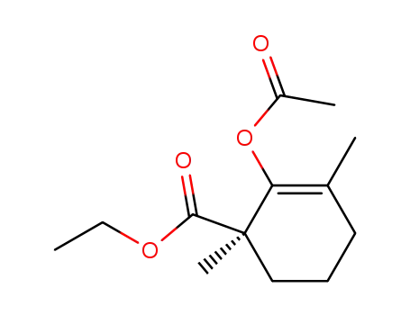 6-ethoxycarbonyl-2,6-dimethyl-1-cyclohexenyl acetate