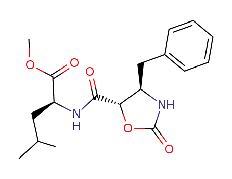 (S)-2-[((4R,5S)-4-Benzyl-2-oxo-oxazolidine-5-carbonyl)-amino]-4-methyl-pentanoic acid methyl ester