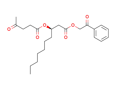 phenacyl (3R)-3-levulinoyloxydecanoate
