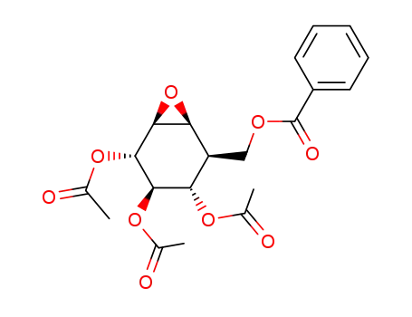 DL-3,4,5-tri-O-acetyl-1,2-anhydro-7-O-benzoyl-(1,2,4,6/3,5)-6-(hydroxymethyl)-1,2,3,4,5-cyclohexanepentol