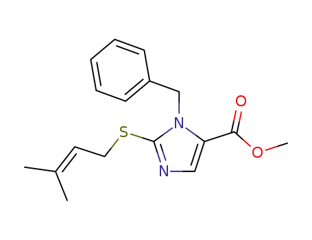 1-benzyl-5-(methoxycarbonyl)-2-<(3,3-dimethylallyl)thio>imidazole