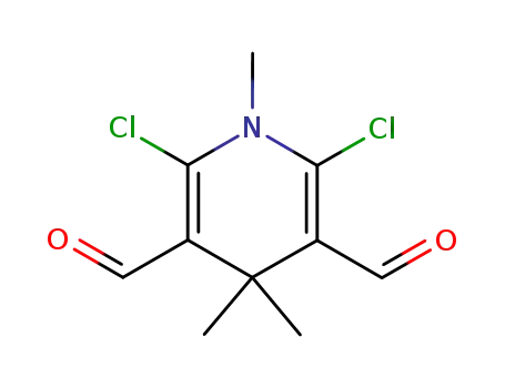2,6-dichloro-3,5-diformyl-1,4,4-trimethyl-1,4-dihydropyridine