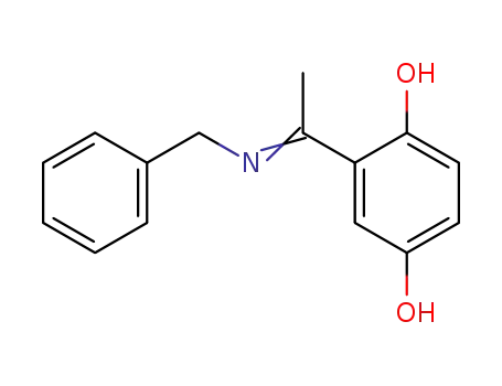 Molecular Structure of 82488-61-7 (2,5-Dihydroxyphenylethylidenebenzylamine)