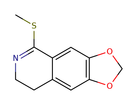 6,7-methylenedioxy-1-methythio-3,4-dihydroisoquinoline