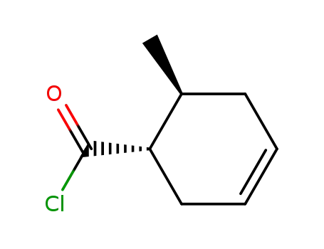 3-Cyclohexene-1-carbonyl chloride, 6-methyl-, trans- (9CI)