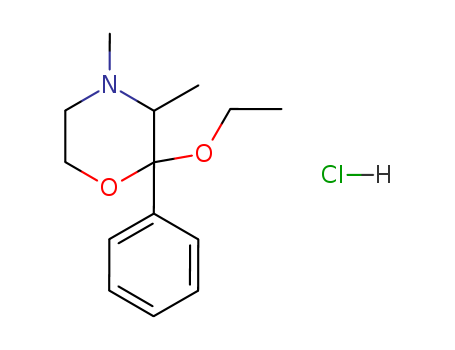 2-ethoxy-3,4-dimethyl-2-phenylmorpholine hydrochloride