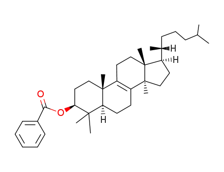 Molecular Structure of 131896-72-5 (3β-benzoyloxy-lanost-8-ene)