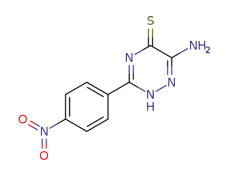1,2,4-Triazine-5(2H)-thione, 6-amino-3-(4-nitrophenyl)-