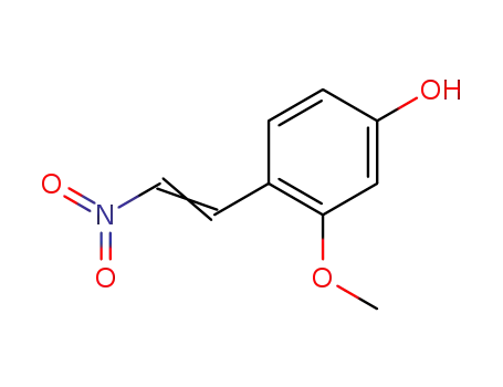 Molecular Structure of 4230-92-6 (4-HYDROXY-2-METHOXY-BETA-NITROSTYRENE)
