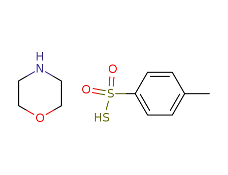 Molecular Structure of 72087-93-5 (morpholinium p-toluenethiosulfonate)