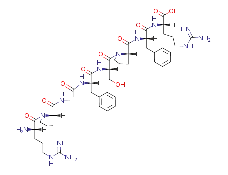Molecular Structure of 80943-05-1 (ARG-PRO-GLY-PHE-SER-PRO-PHE-ARG)