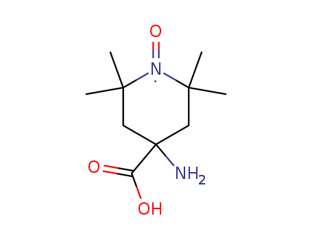 1-Piperidinyloxy,4-amino-4-carboxy-2,2,6,6-tetramethyl- cas  15871-57-5