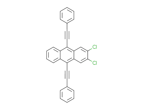 2,3-DICHLORO-9,10-BIS(PHENYLETHYNYL)ANTHRACENE
