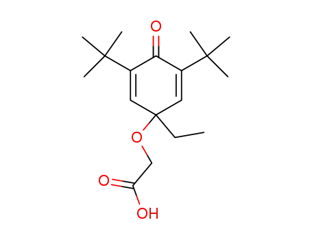 Acetic acid,
[[3,5-bis(1,1-dimethylethyl)-1-ethyl-4-oxo-2,5-cyclohexadien-1-yl]oxy]-