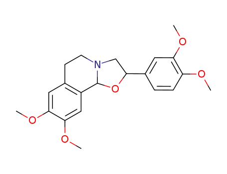 2-(3,4-dimethoxyphenyl)-2,3,6,10b-tetrahydro-8,9-dimethoxy-5H-oxazolo<2,3-a>isoquinoline